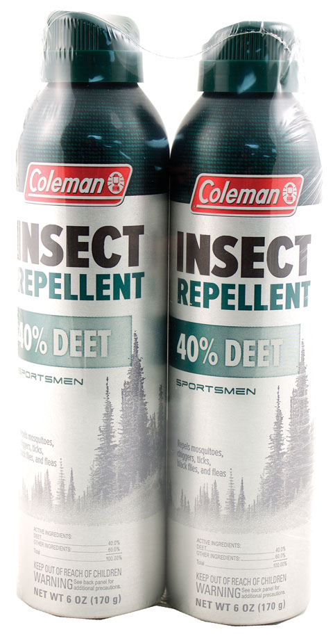 COLEMAN 40% DEET INSECT REPELLENT TWIN PACK