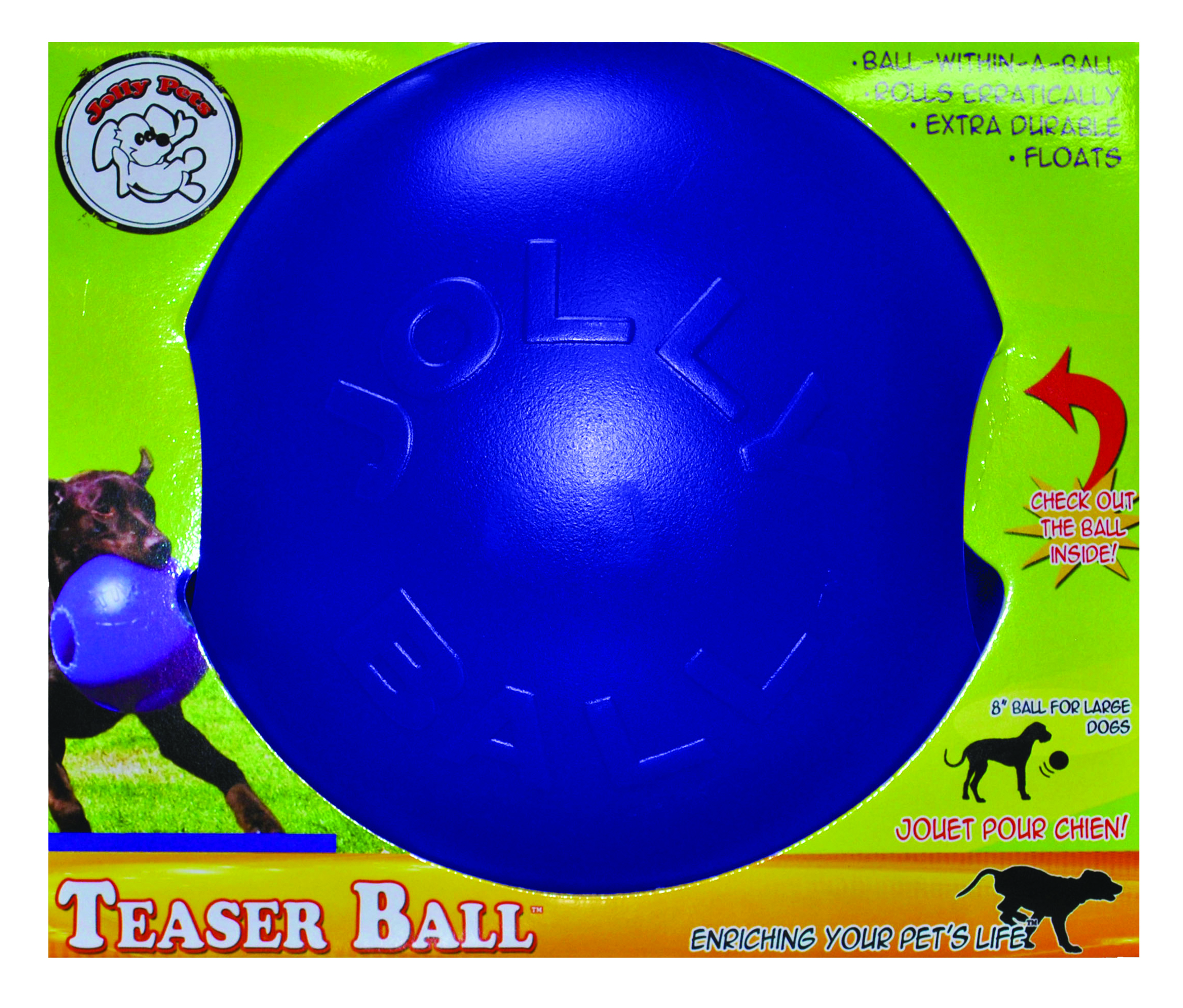 Blue teaser ball - 6 in