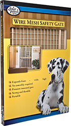 Safety Coated Dog Gate - 29.5-50" Wide x 44" High