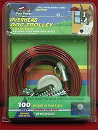 100 Ft Heavy Trolley Tie Out - Silver
