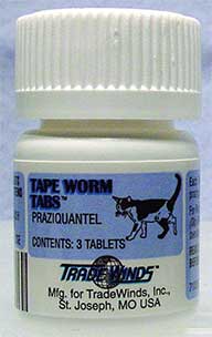 Feline Tape Worm Tabs