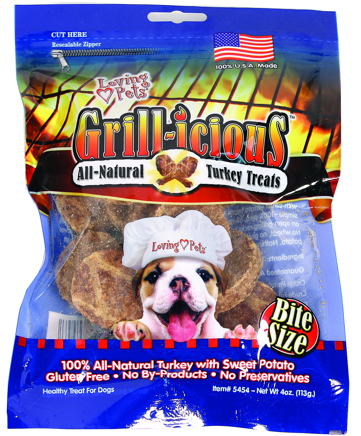 GRILL-ICIOUS BITE SIZE ALL-NATURAL DOG TREATS