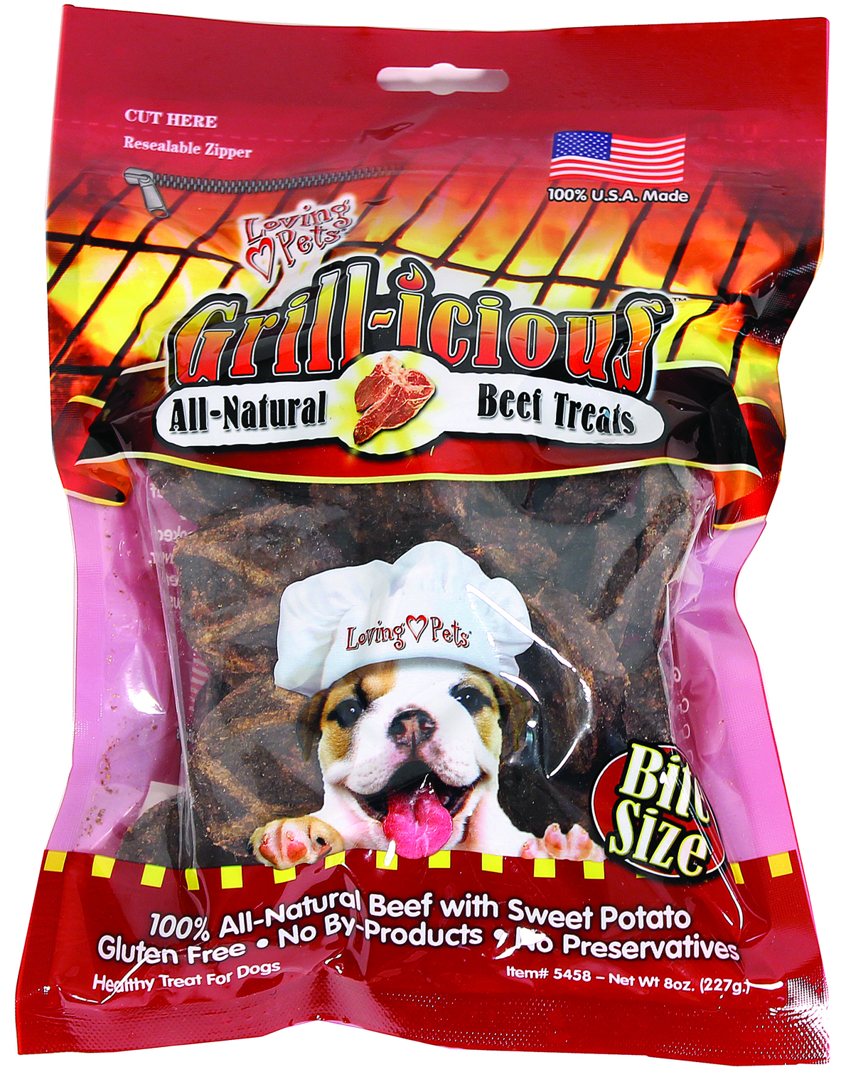 GRILL-ICIOUS BITE SIZE ALL-NATURAL DOG TREATS