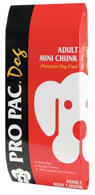 Pro Pac Adult Mini Chunk Dog Food - 16.5lbs.