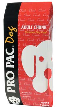 Pro Pac Adult Chunk Dog Food - 16.5lbs.