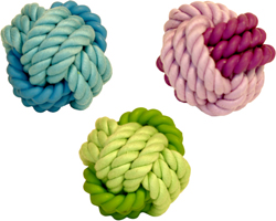 NUTS FOR KNOTS ROPE AND RUBBER BALL