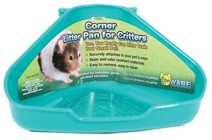 CORNER LITTER PAN FOR CRITTERS