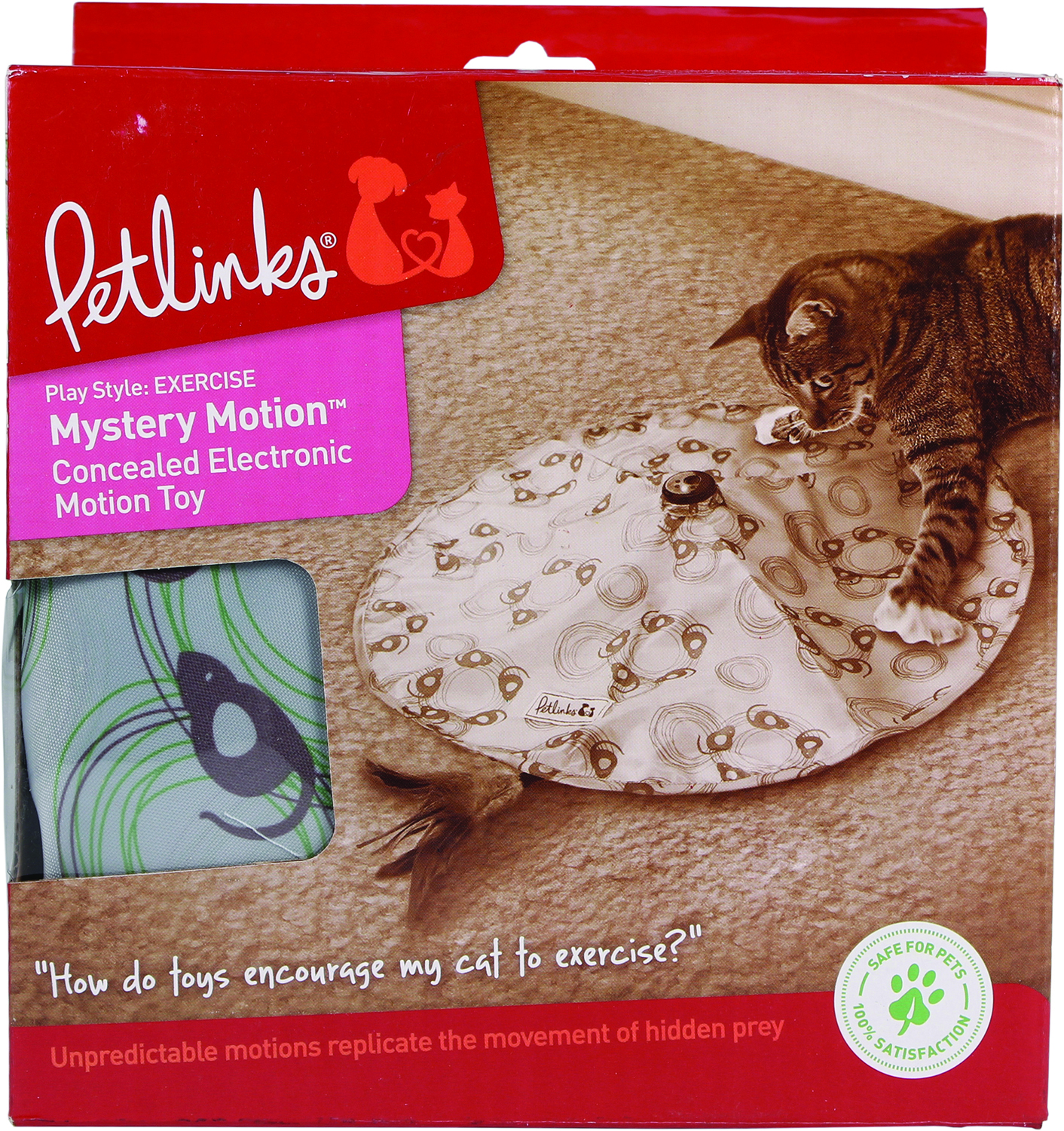 PETLINK MYSTERY MOTION CONCEALED ELECTRONI CAT TOY