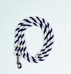 Cotton Lead Rope - Green/White