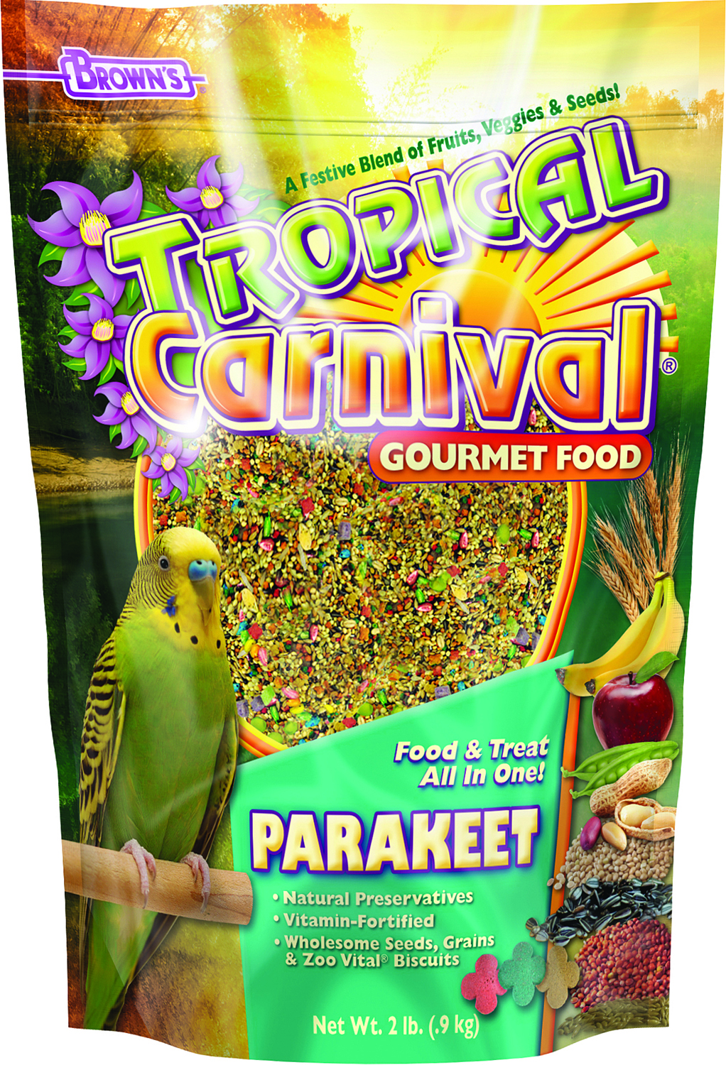 Tropical Carnival Parakeet Gourmet Food