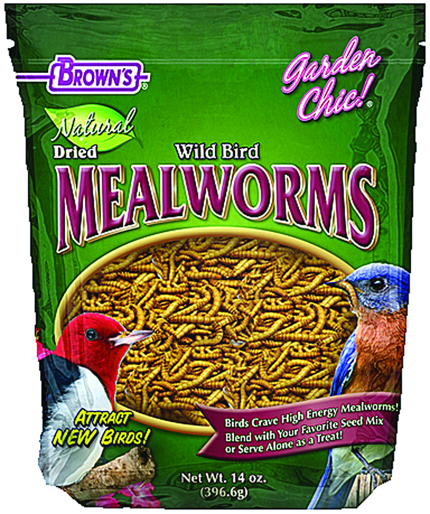 NATURAL WILD BIRD FOOD DRIED MEALWORMS