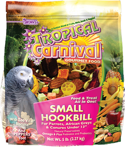 Tropical Carnival Small Hookbill Food, 5 lb