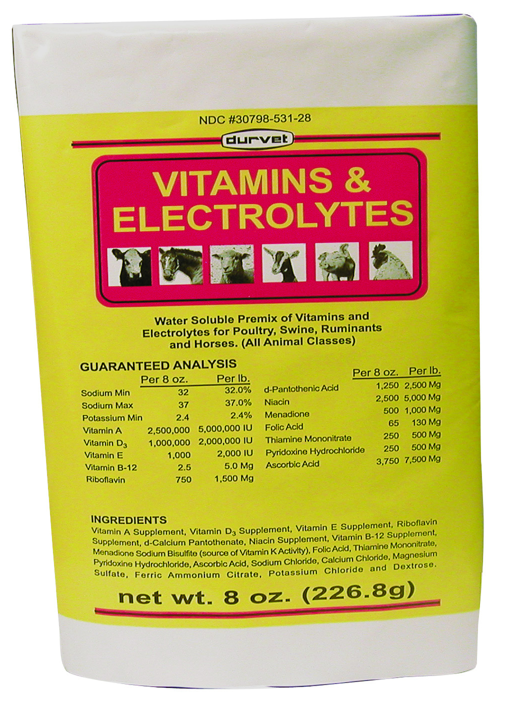 Vitamins + Electrolytes 8 oz