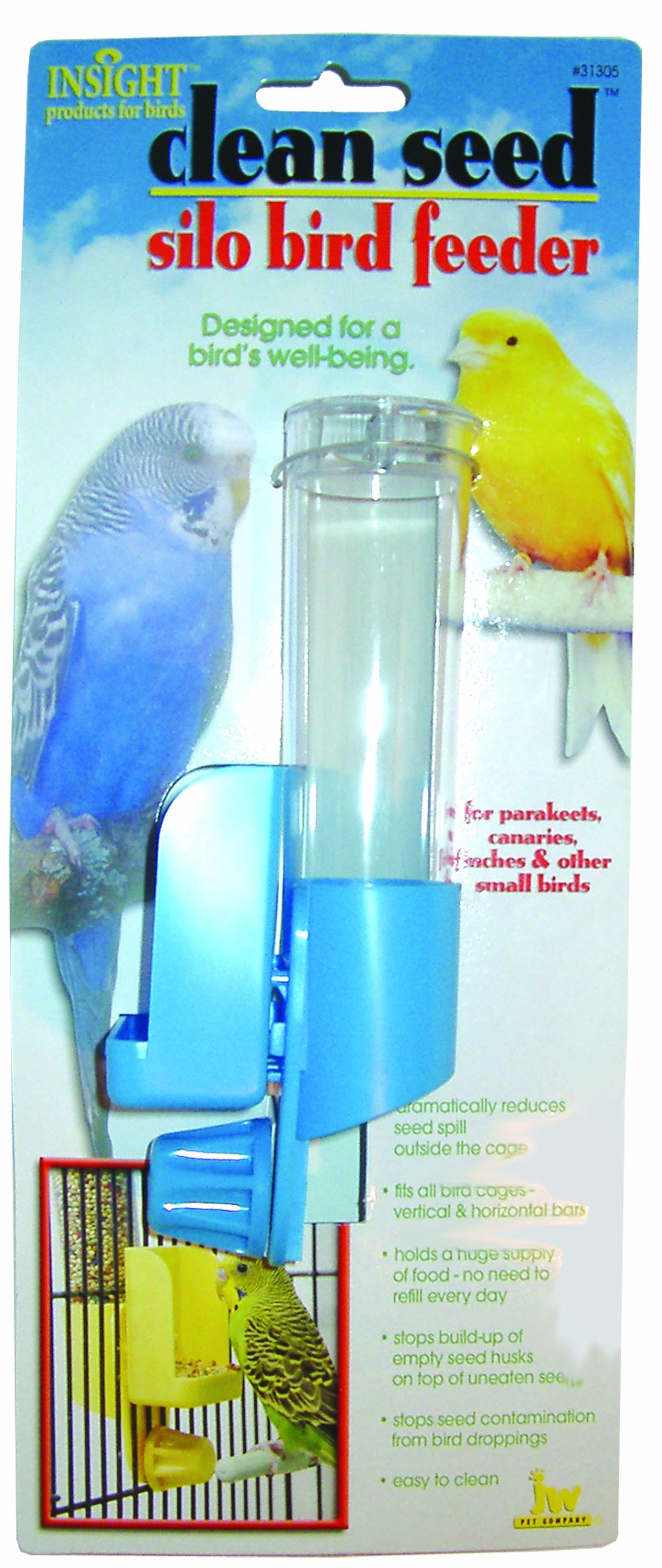Silo bird feeder