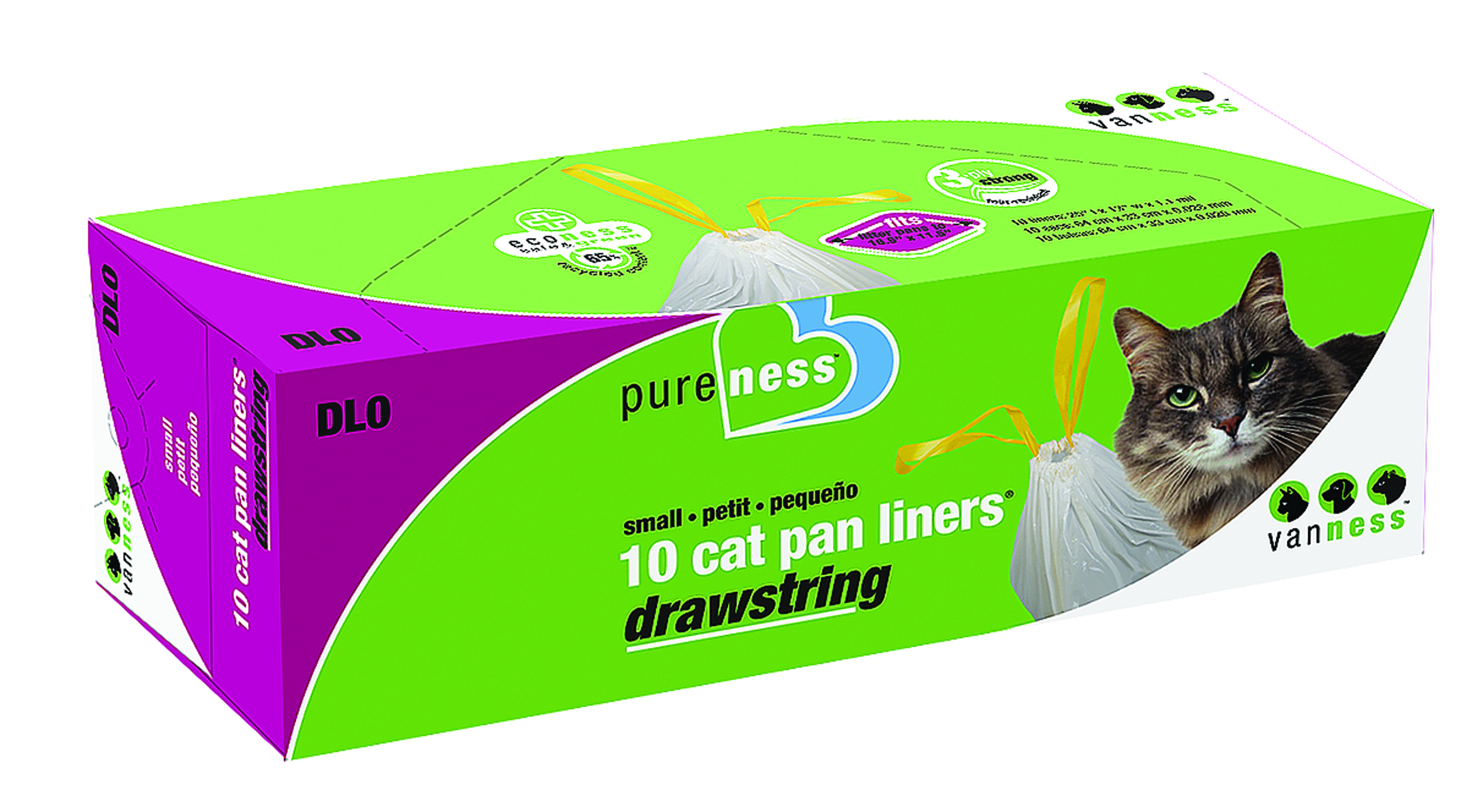Cat Litter Boxes Drawstring Liner 10 Pack
