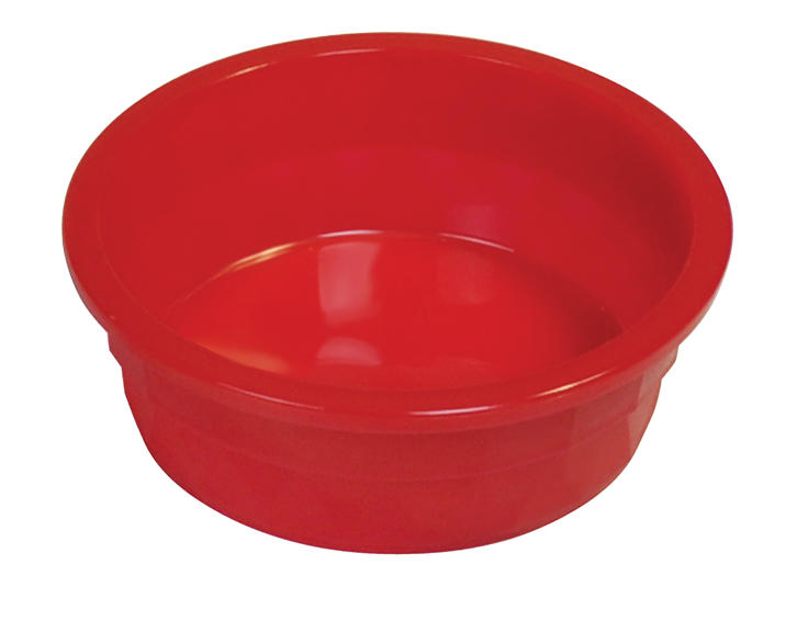 52 Oz Plastic Crock Style Dog Bowl - Translucent