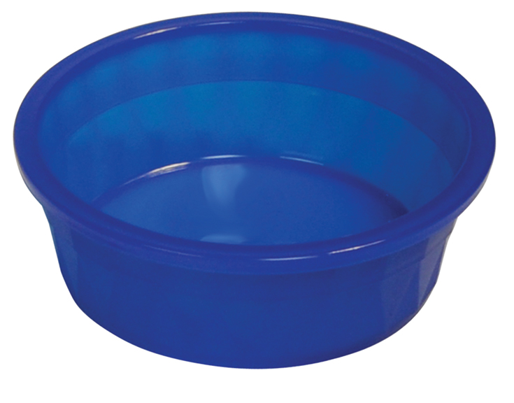 106 Oz Plastic Crock Style Dog Bowl - Translucent