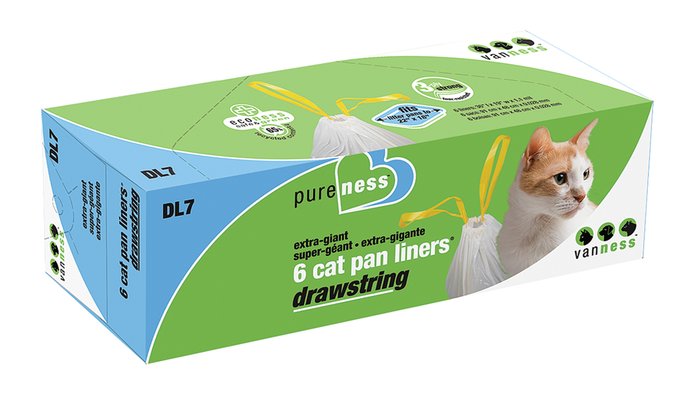 Cat Litter Boxes Drawstring Liners 6 Pack