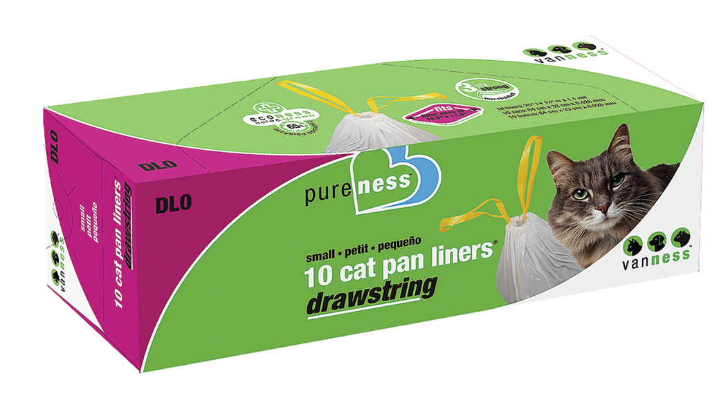 Cat Litter Boxes Drawstring Liner 10 Pack