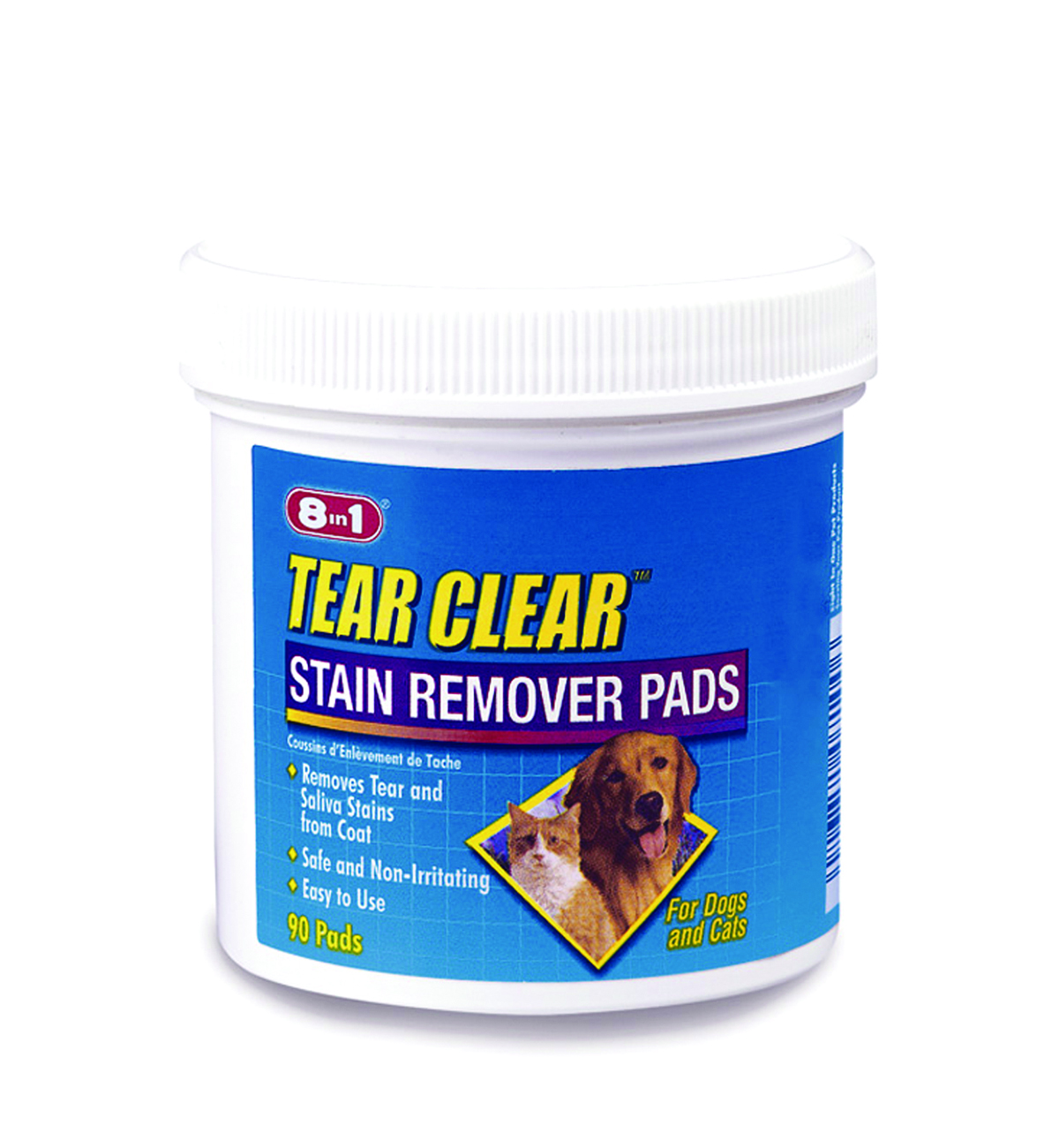TEAR CLEAR STAIN REMOVER PADS FOR CATS & DOGS
