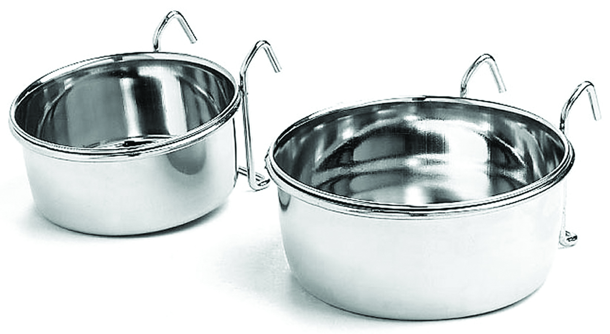 10 Oz Stainless Steel Dog Bowl with wire