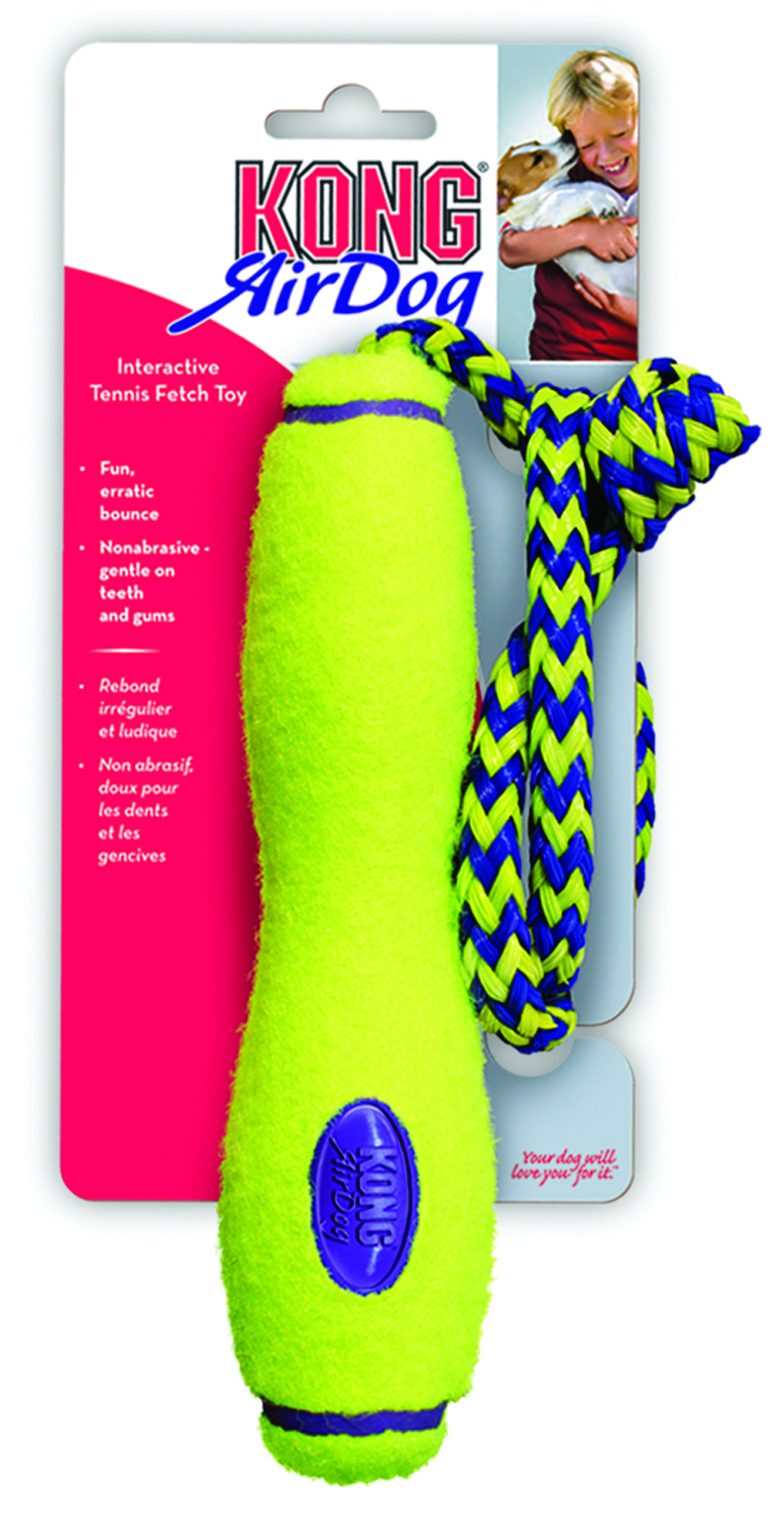 Large air kong fetch stick with rope
