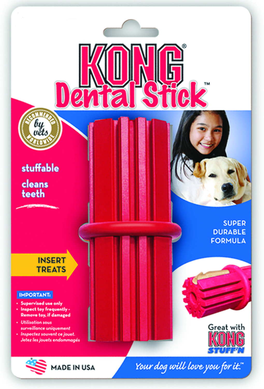 Large kong dental stick