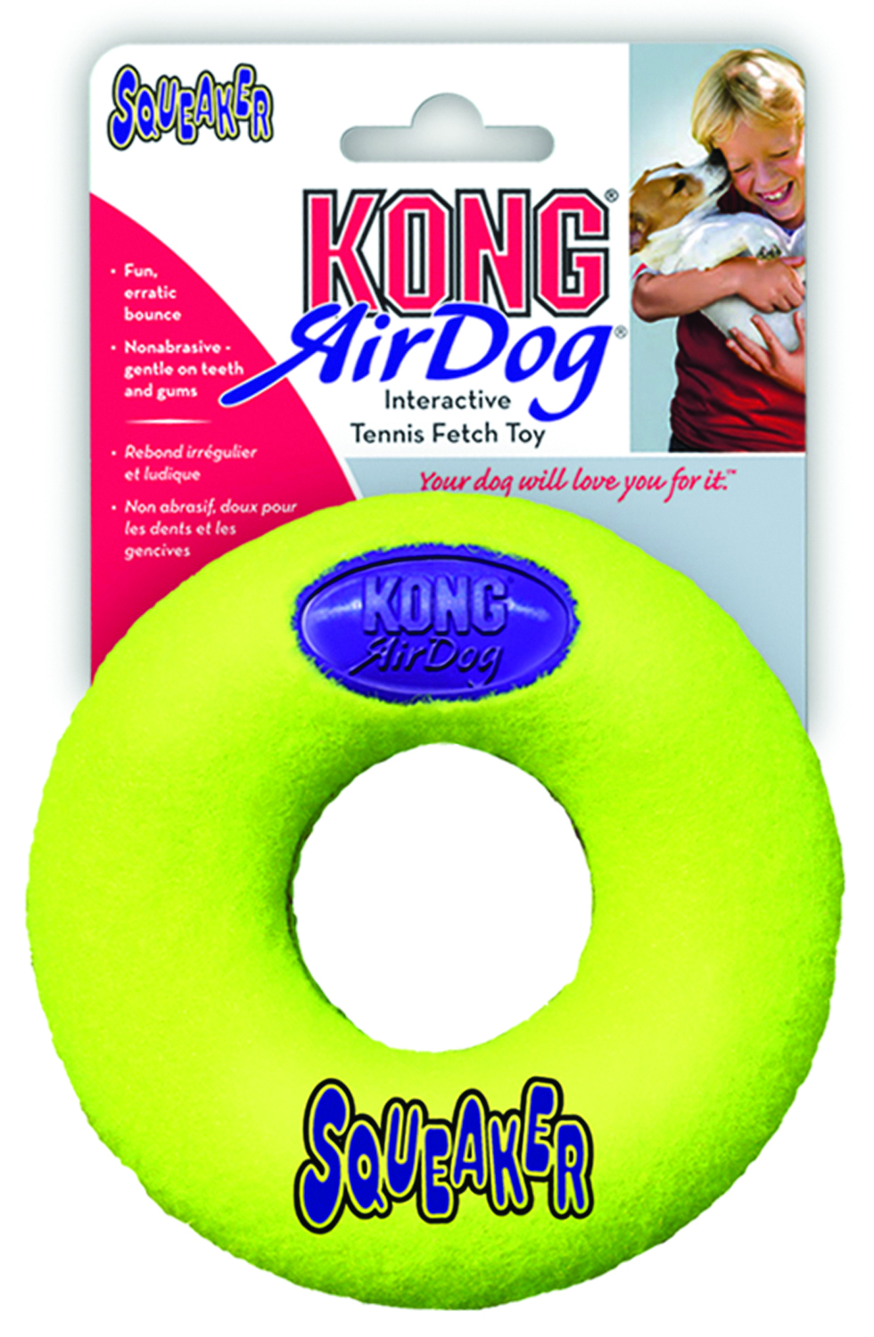 Air Kong Squeaker Donut - Large Dog Toy