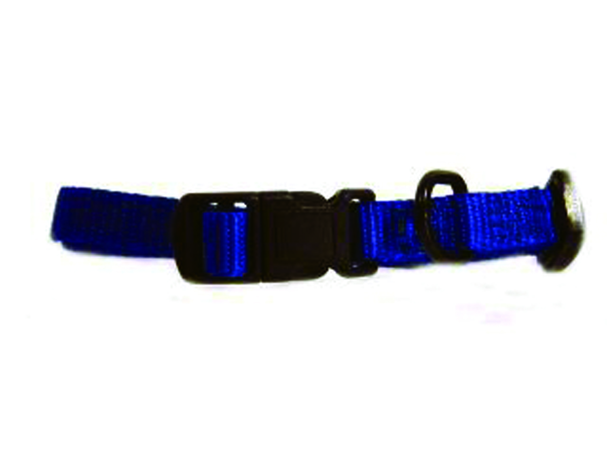 3/8" Fits All Adjustable Nylon Collar - Blue 7-12