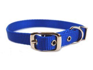 5/8" Nylon Dog Collar - Blue -18