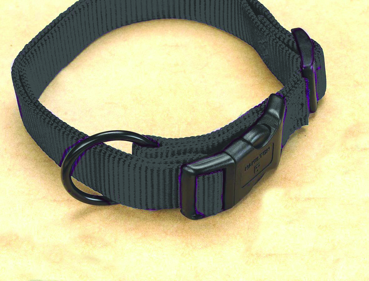 3/4" Fits All Adjustable Nylon Collar - Black 16-22