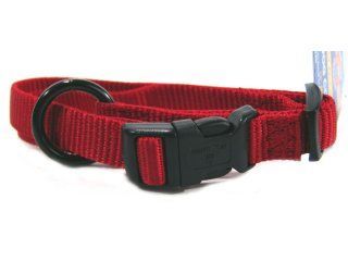 5/8" Fits All Adjustable Nylon Collar - Red 12-18