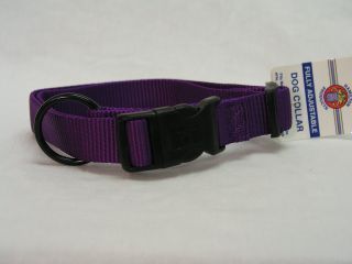 1" Fits All Adjustable Nylon Collar - Hot Purple 18-26