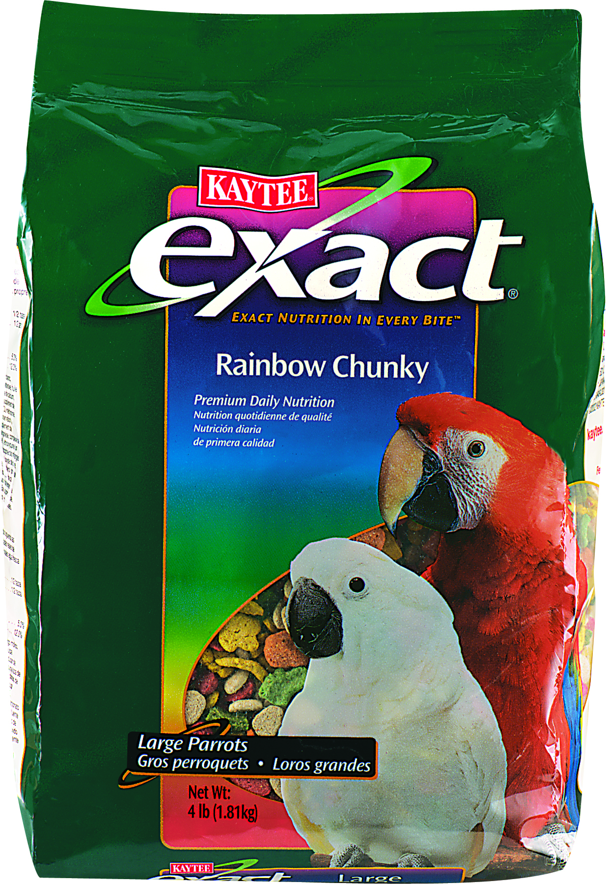 Exact Parrot Rainbow Chunky, 4 lb