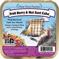 Fruit Berry & Nut Suet Cake - 12 oz.