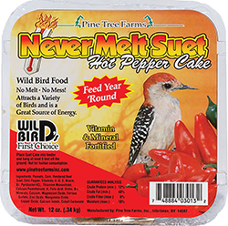 Never Melt Suet Hot Pepper Cake - 13 oz.