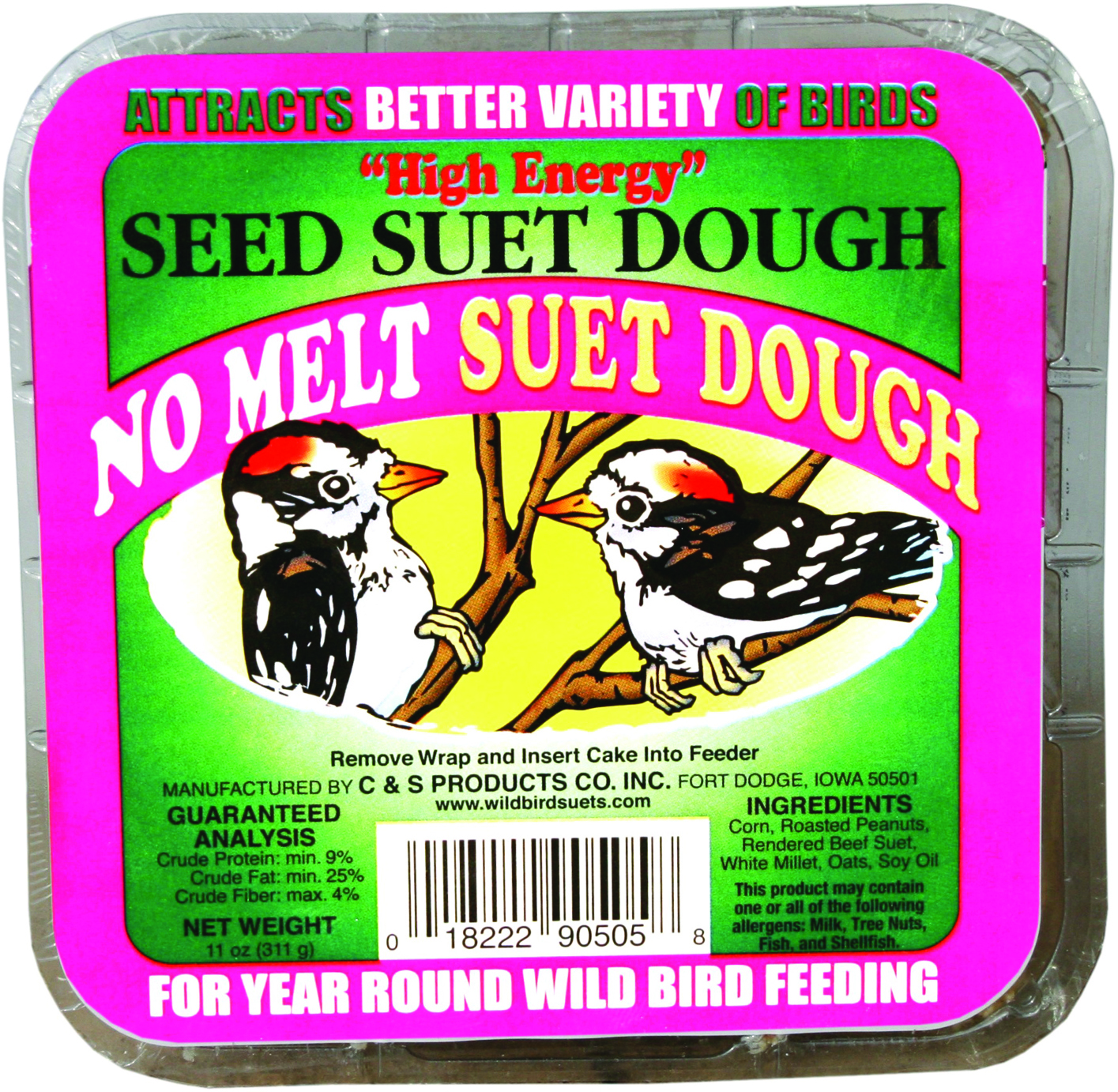 SEED & SUET DOUGH PICTURE LABEL