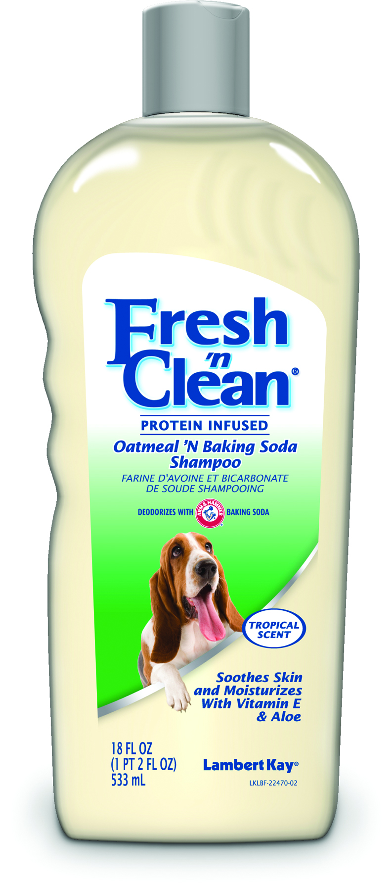 Fresh-N-Clean Oatmeal & Baking Soda Natural & Holistic Dog Sham.