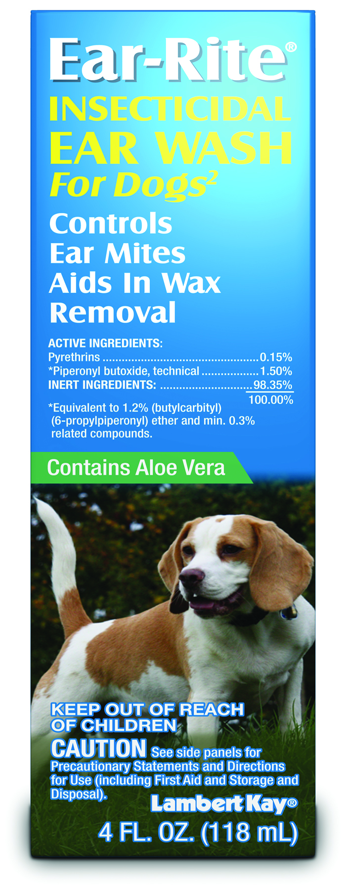 Ear Rite Insecticidal Ear Wash For Dogs - 4oz.