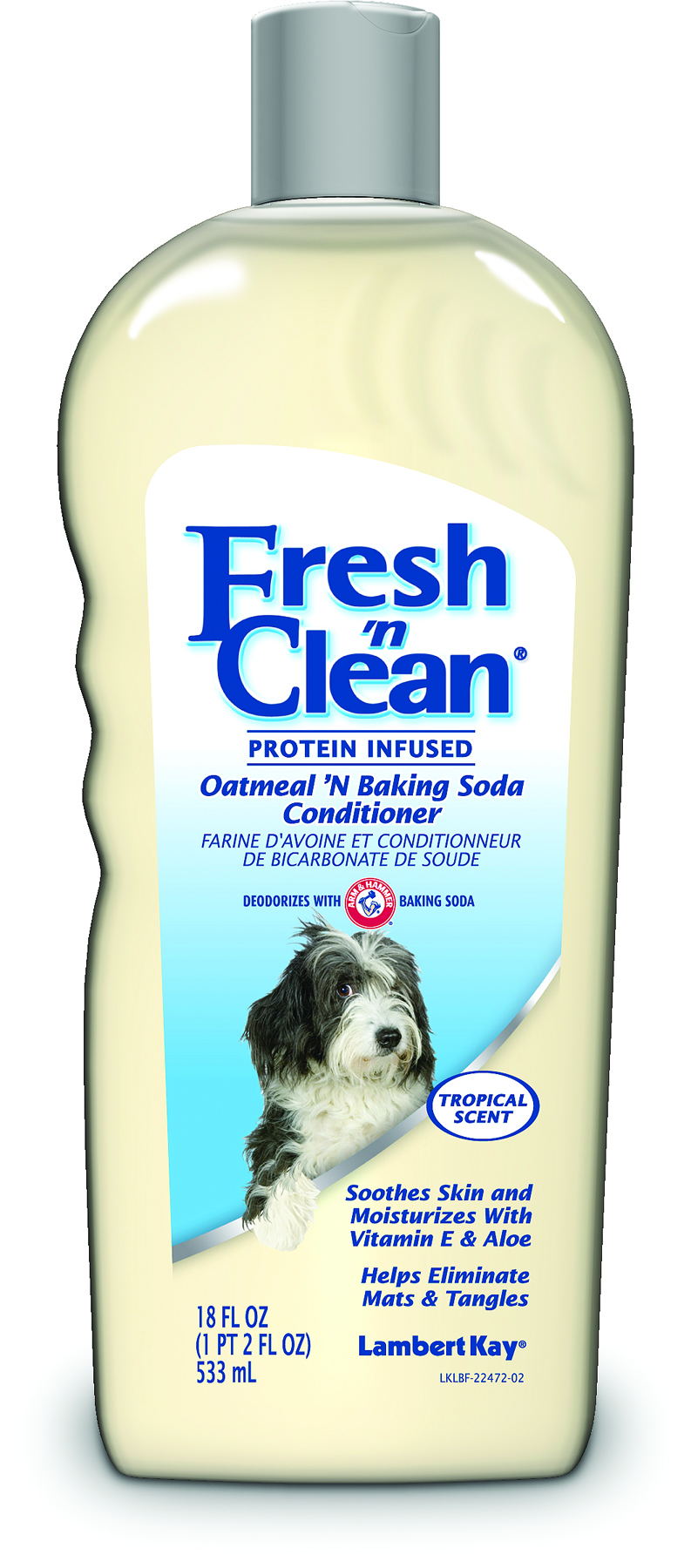 Fresh-N-Clean Oatmeal & Baking Soda Natural & Holistic Dog Cond.