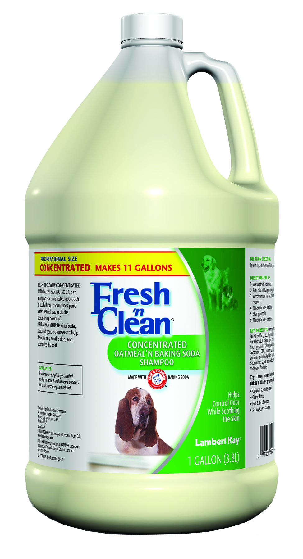 Fresh 'N Clean Oatmeal & Baking Soda Natural Dog Shampoo