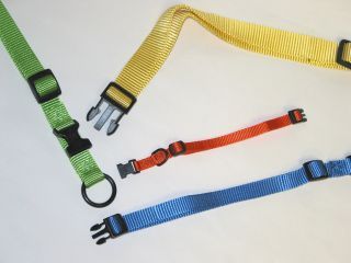 16-22" Nylon Adjustable Dogs Collar - Mango