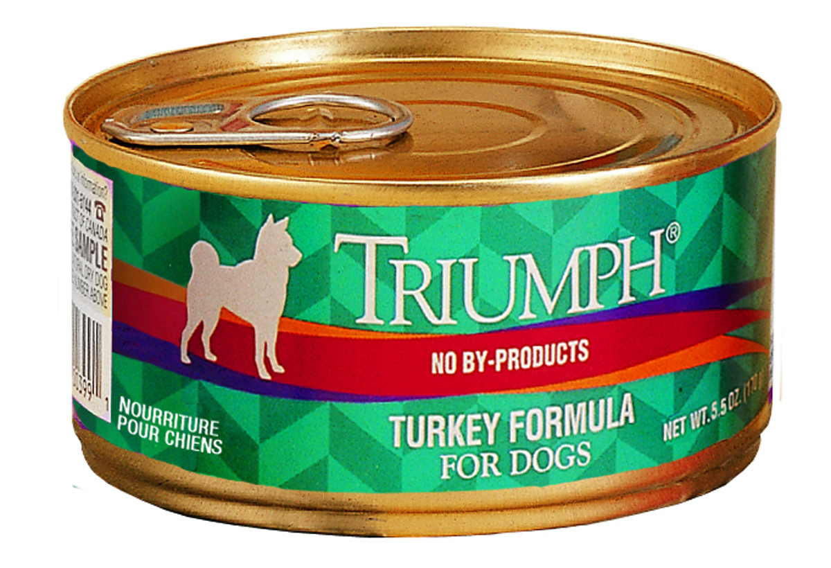 5.5 Oz Triumph Canned Dog Food - Turkey