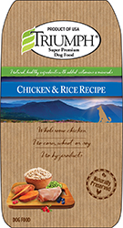 TRIUMPH CHICKEN AND RICE DOG FOOD