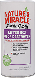 NATURE'S MIRACLE JUST FOR CATS LITTER DEODORIZER