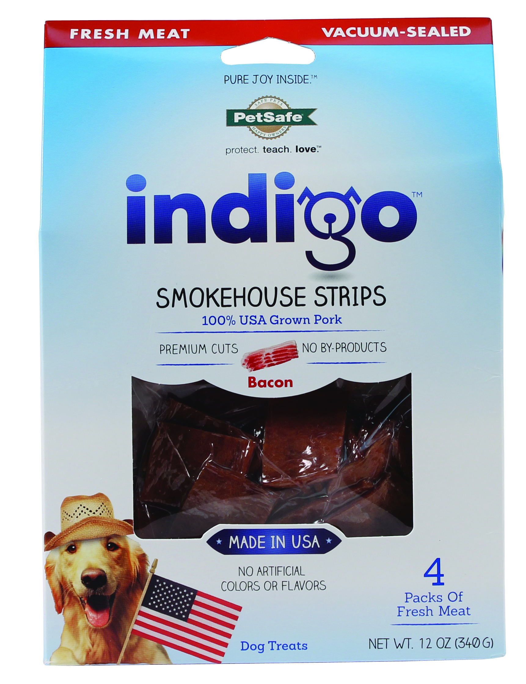 INDIGO SMOKEHOUSE STRIPS DOG TREAT