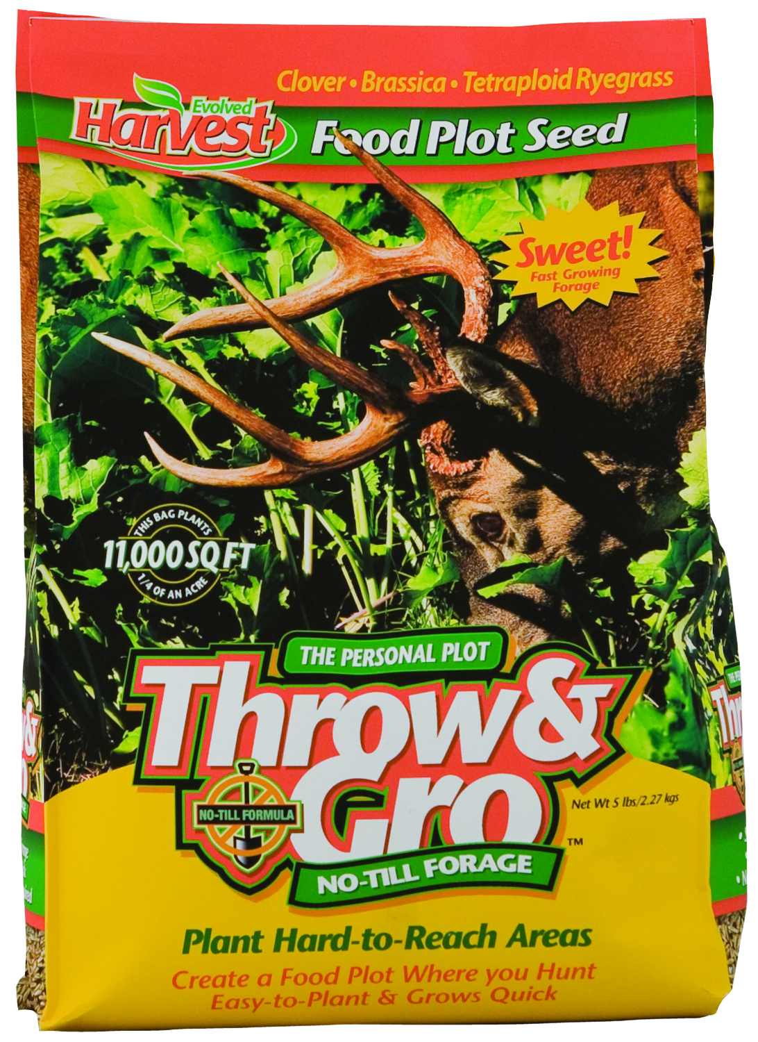Throw&Gro No Till Forage 1/4 Acre