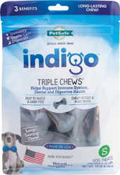 INDIGO TRIPLE CHEWS DOG TREAT