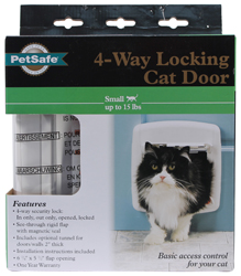 4-WAY LOCKING CAT DOOR