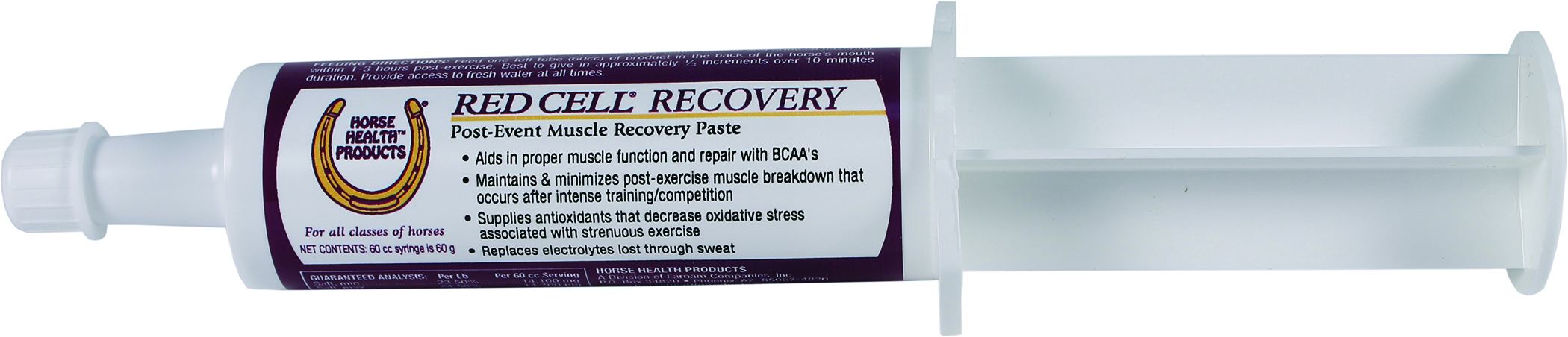 RED CELL RECOVERY PASTE FOR HORSE MUSCLES